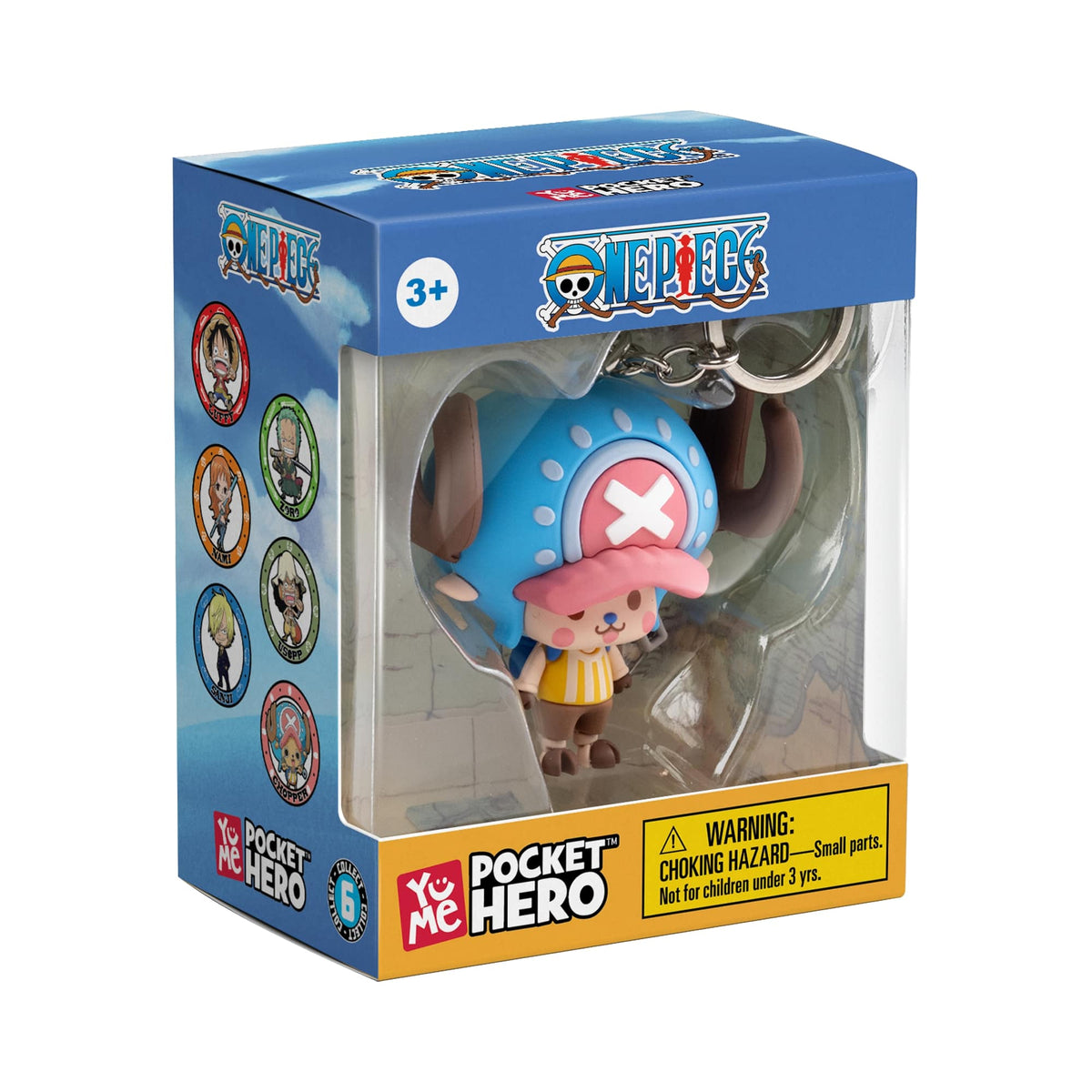 One Piece Key Chain Pocket Hero Series 2 Assortment 1-piece