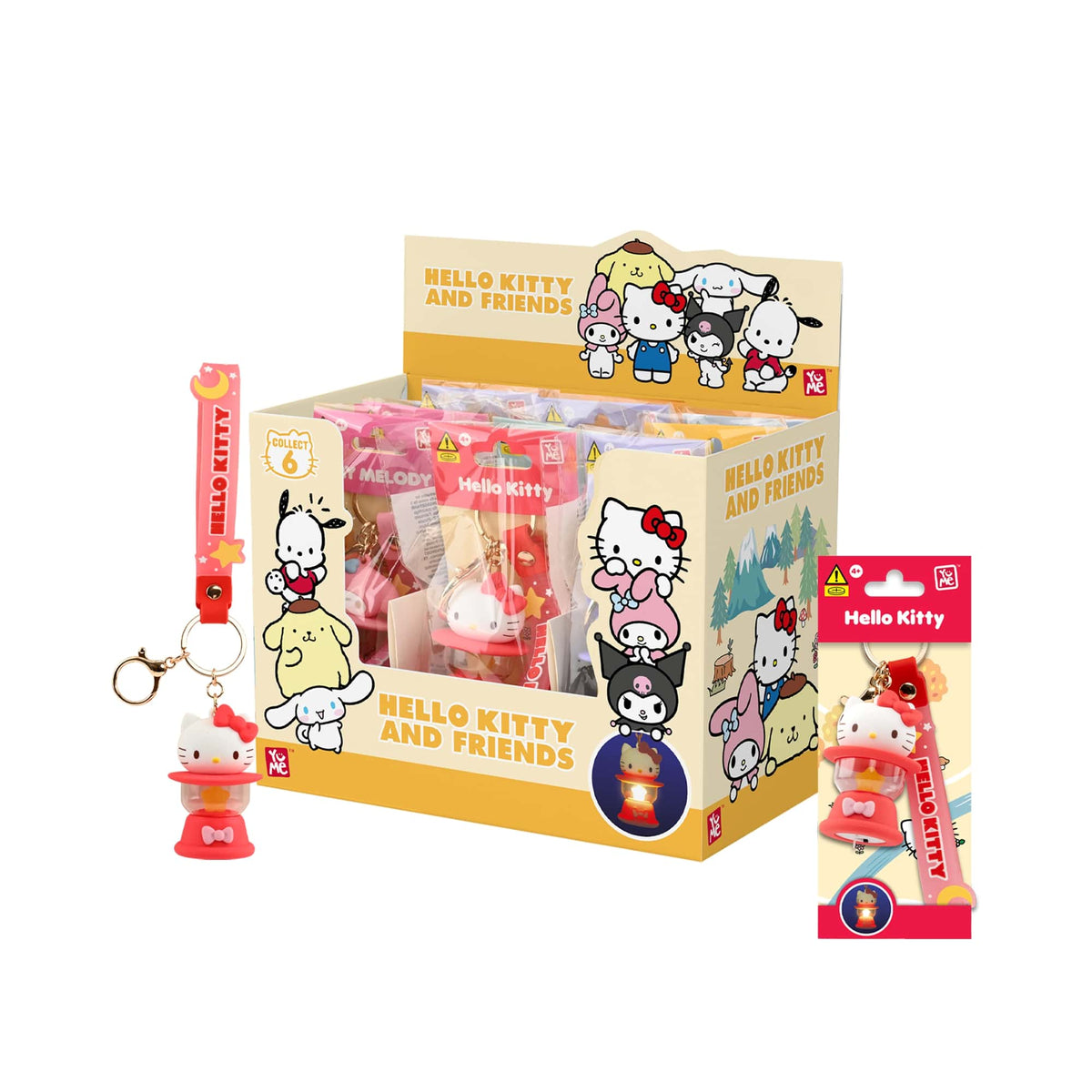 Hello Kitty Key Chain Camp Light 1-piece Assortment