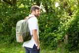 Childhome Daddy Backpack Kaki Canvas Large Baby Diaper Backpack Bag