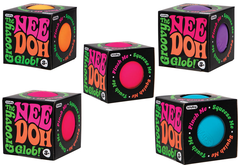 Needoh The Groovy Glob Sensory Squeeze Toys Assortment - Sold per piece