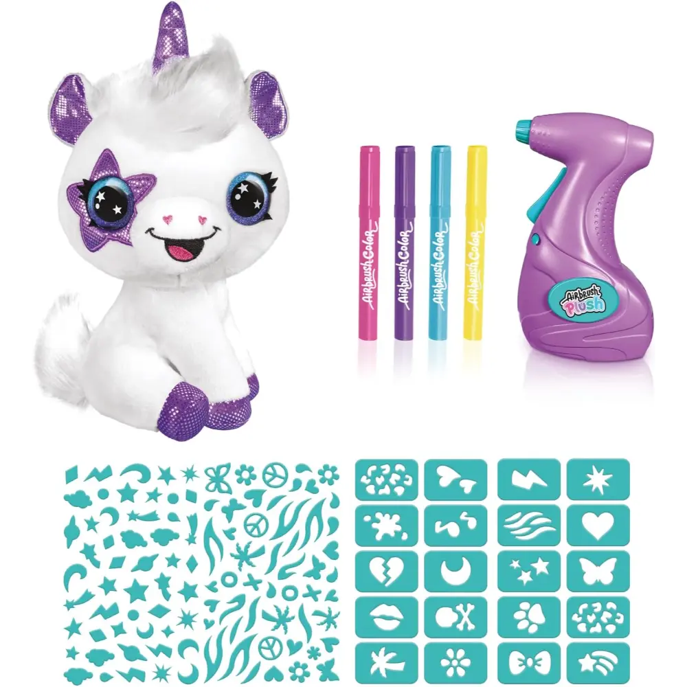 Airbrush Plush Unicorn Battery Operated