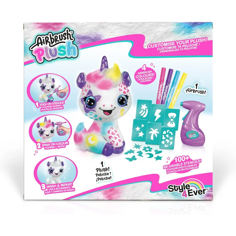 Airbrush Plush Unicorn Battery Operated