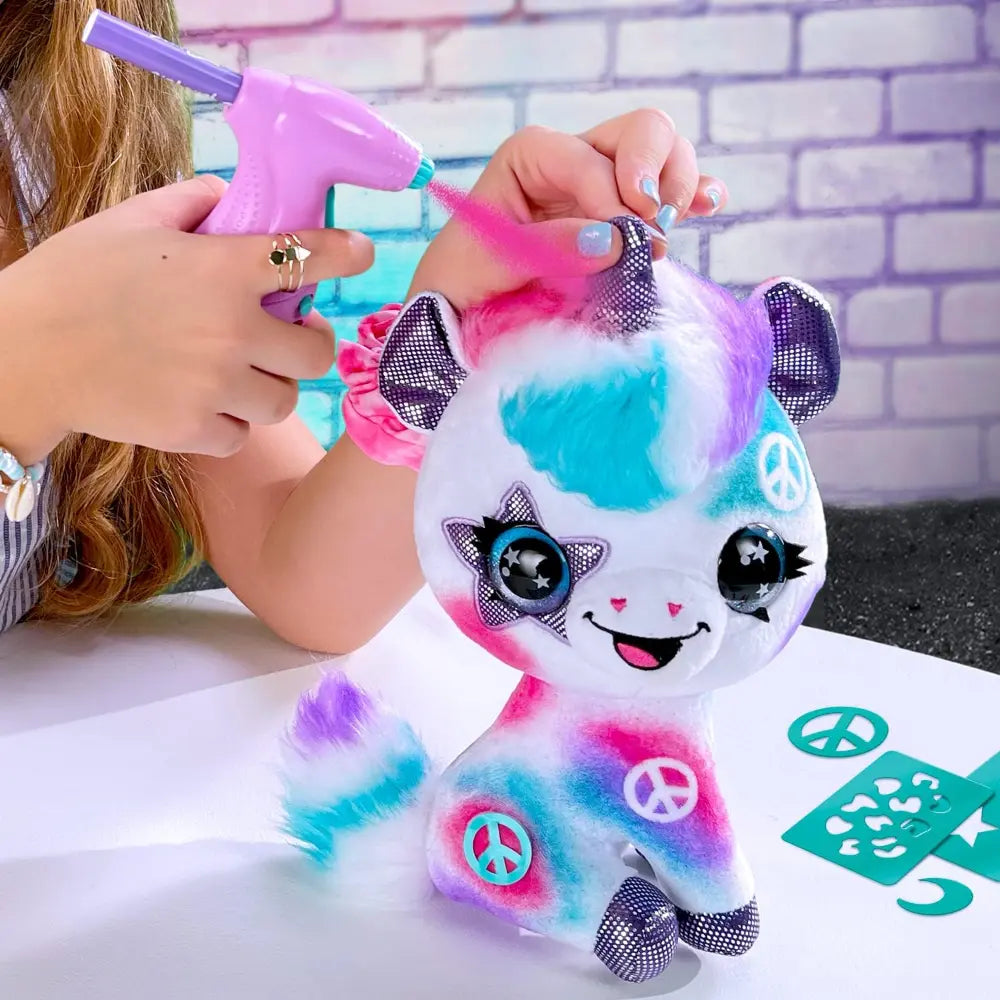 Airbrush Plush Unicorn Battery Operated