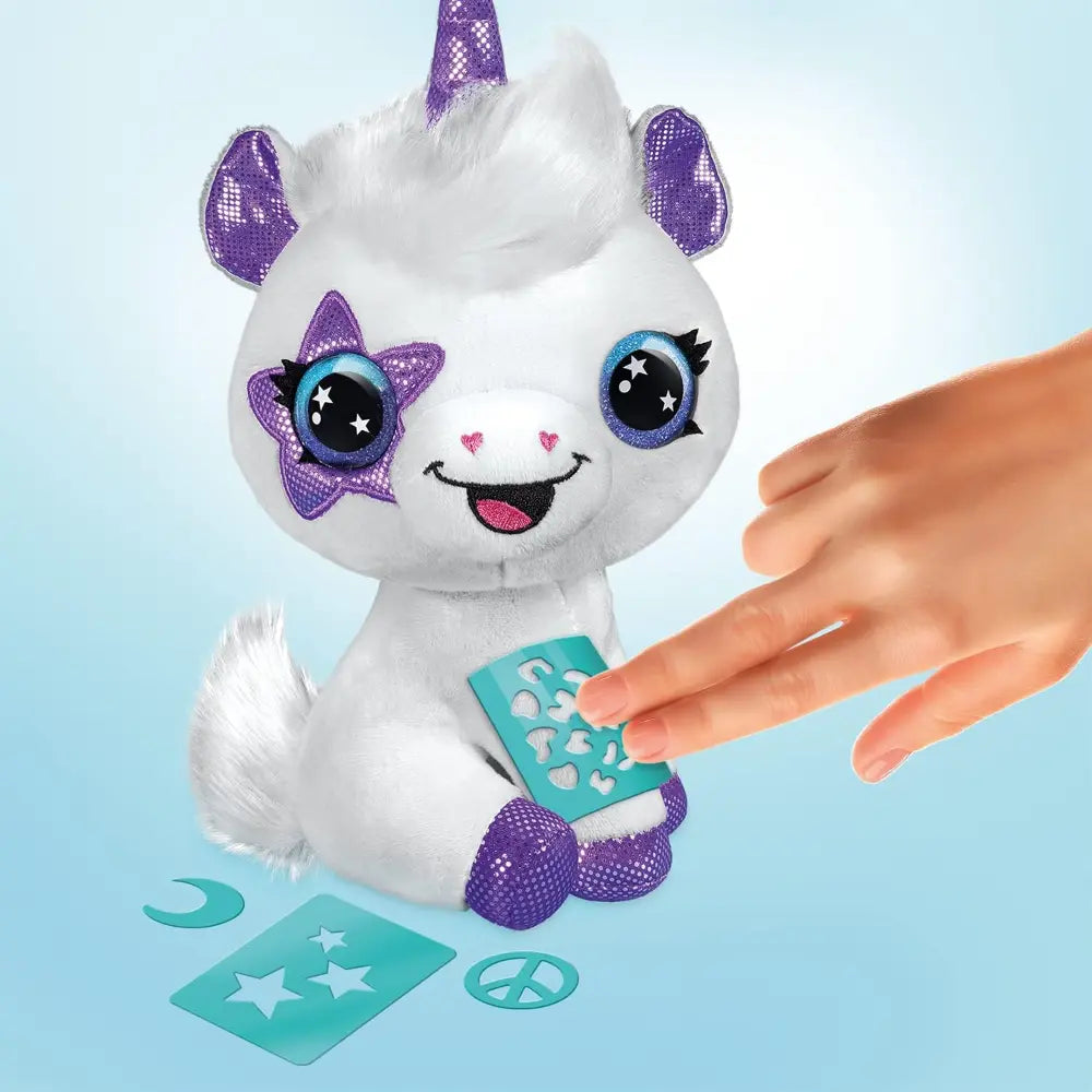 Airbrush Plush Unicorn Battery Operated