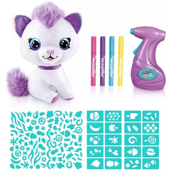 Airbrush Plush Kitty Creative Activity Plush