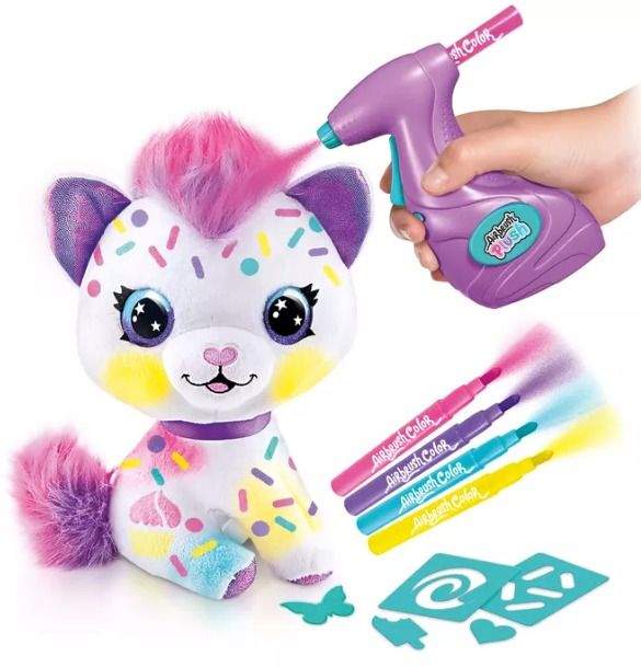 Airbrush Plush Kitty Creative Activity Plush