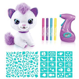 Airbrush Plush Kitty Creative Activity Plush