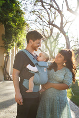 Ergobaby Omni Breeze Baby Carrier Slate Blue All Position Breathable Ergonomic Carrier