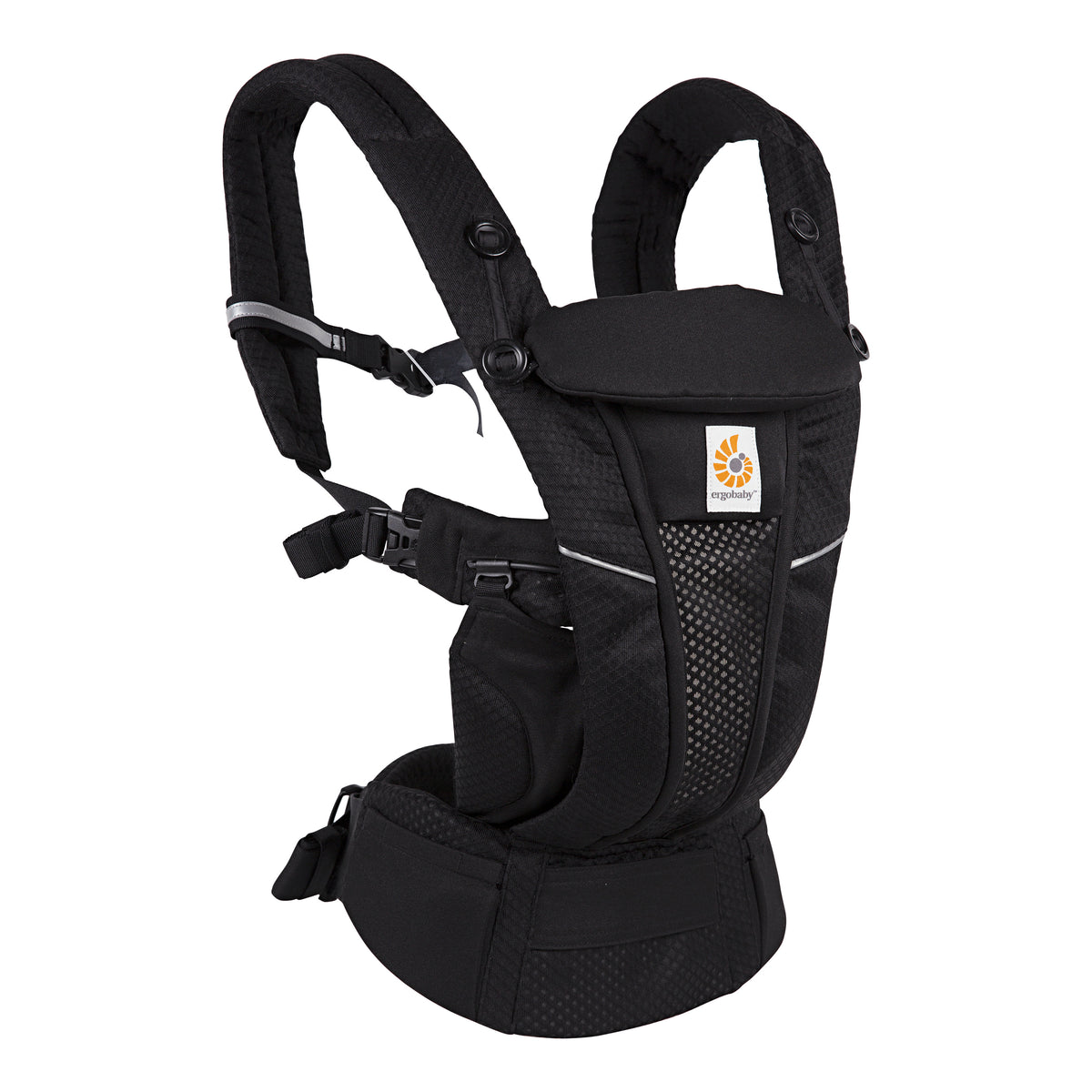 Ergobaby Omni Breeze Baby Carrier Onyx Black All Position Breathable Ergonomic Carrier