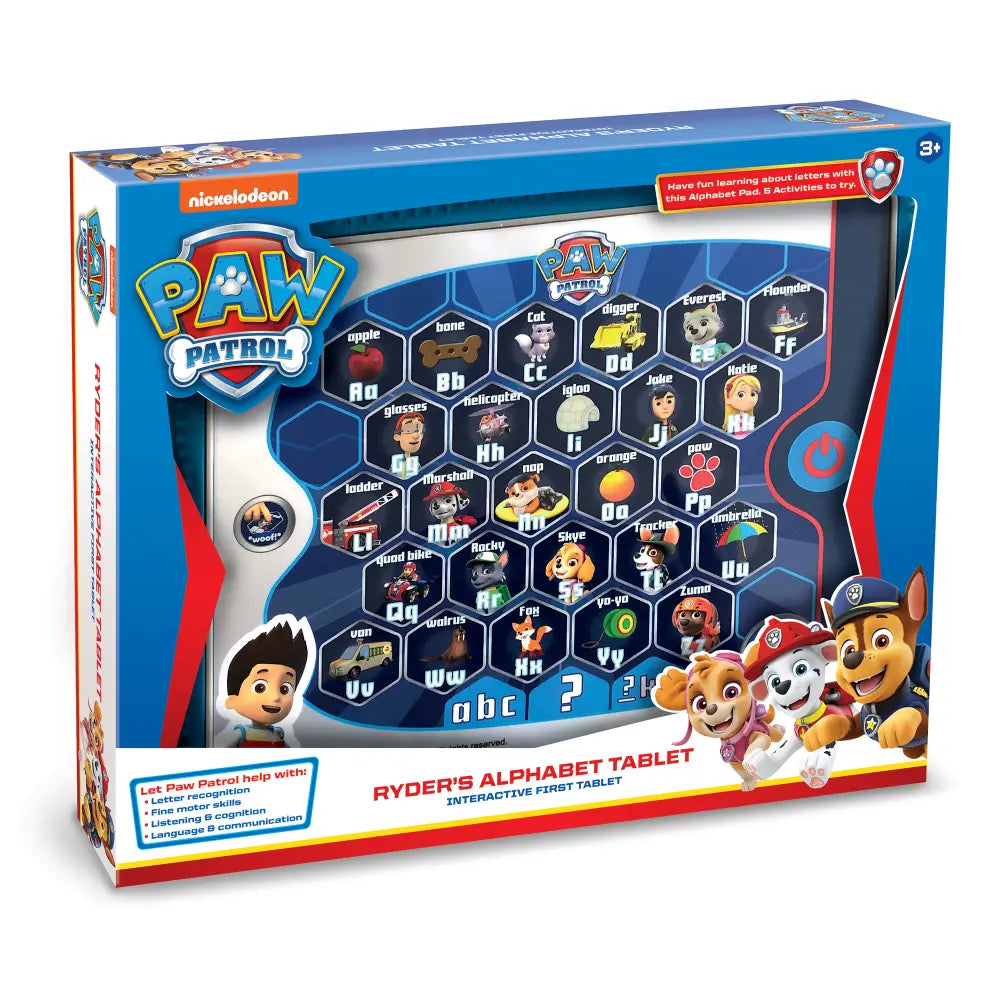 Pawpatrol Ryders Alphabet Tablet B/O