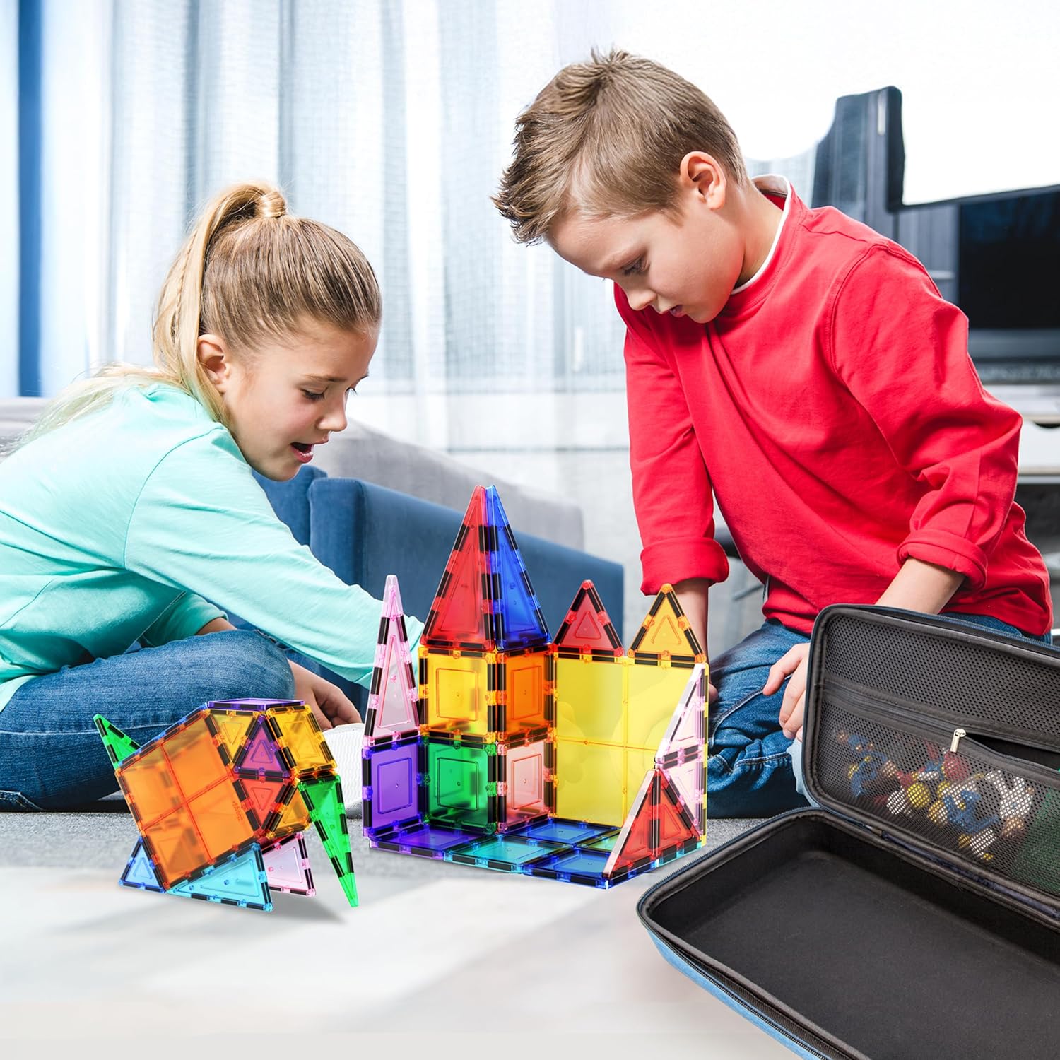 Picasso Magnetic Tiles With Case 101-Pieces