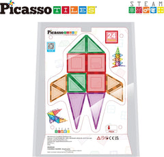 Picasso Magnetic Tiles 3D Classic 24-Pieces