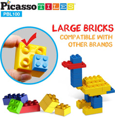 Picasso Magnetic Building Blocks 100-Pieces
