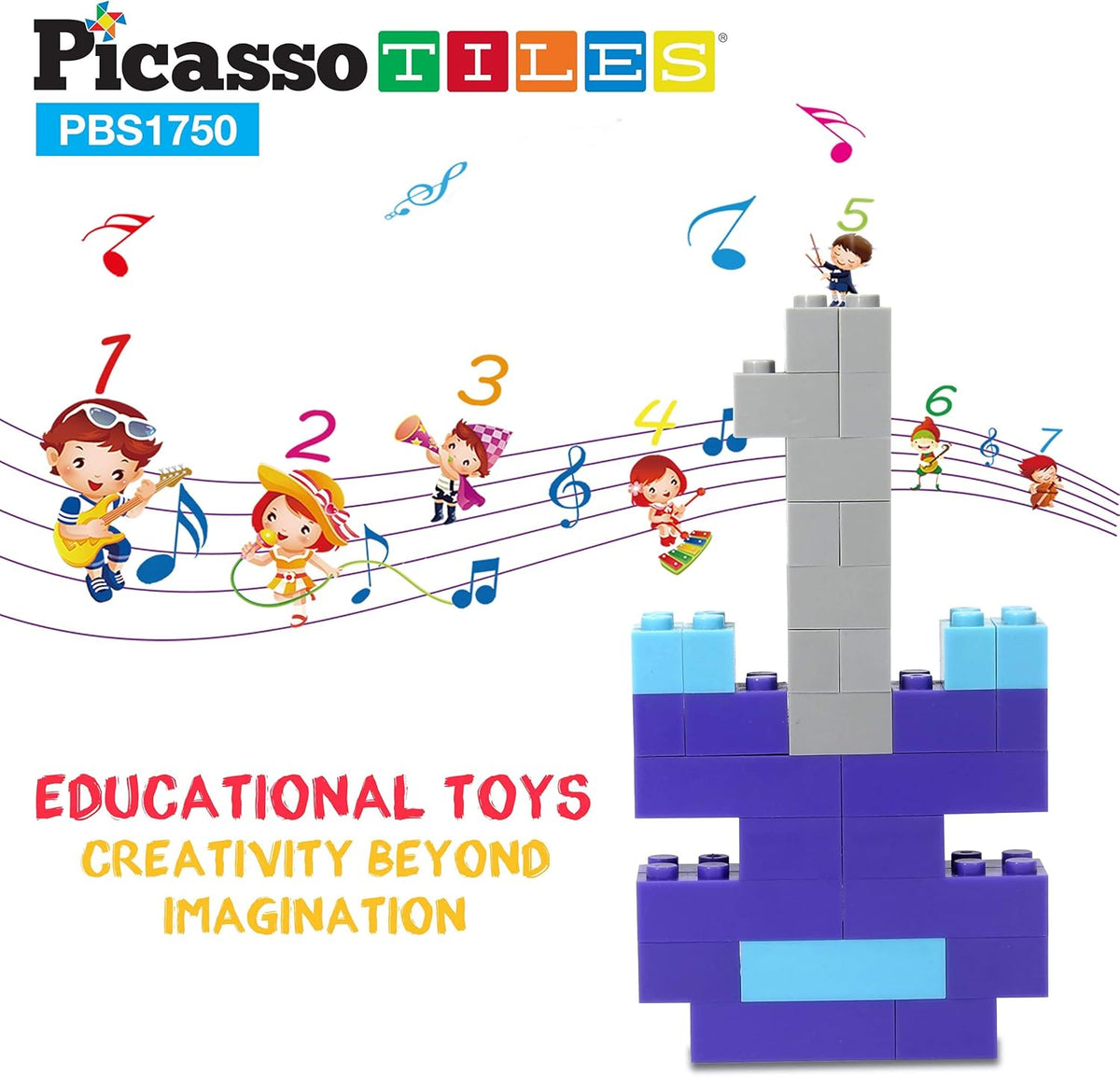 Picasso Magnetic Building Blocks 1750-Pieces