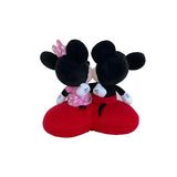 Disney Plush Mickey & Minnie Heart Cushion