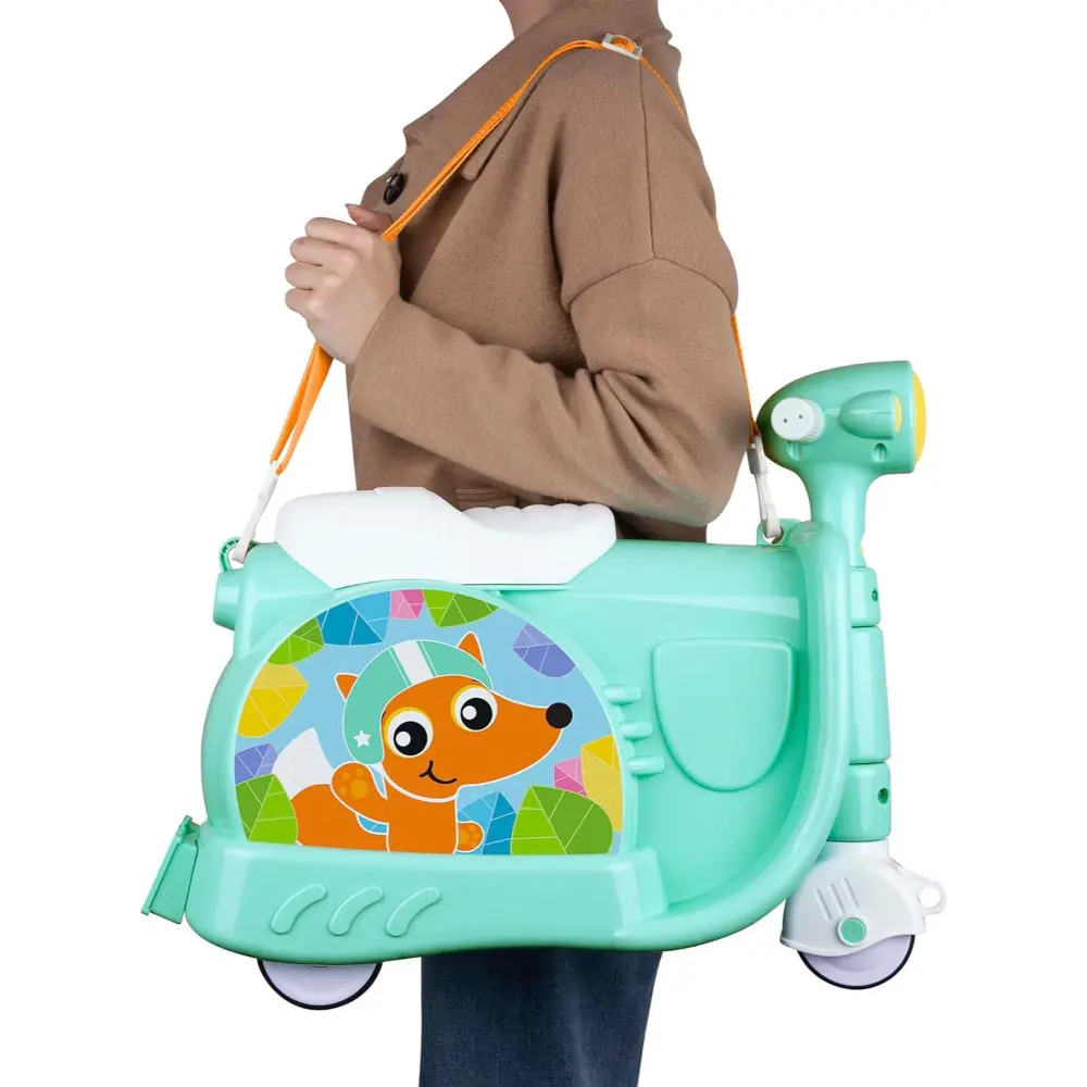 Ride & Roll Fox Travel Luggage Case