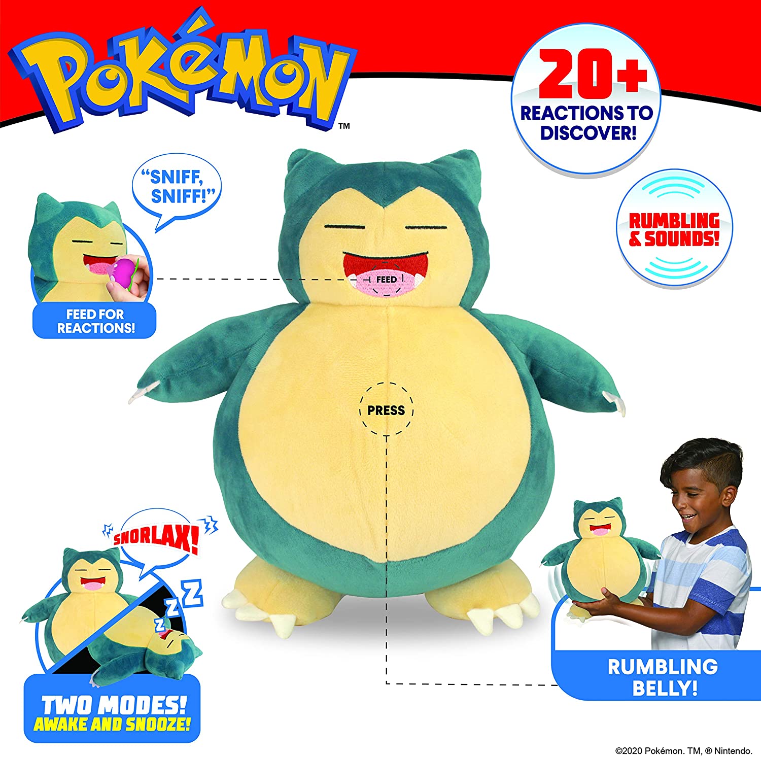 Pokemon Feature Plush Snooze