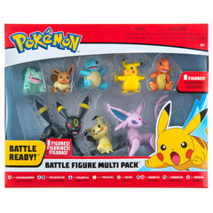 Pokémon Battle Figure Multipack 8-Pack 2 and 3-Inches