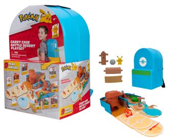 Pokemon Carry Case Battle Desert Playset