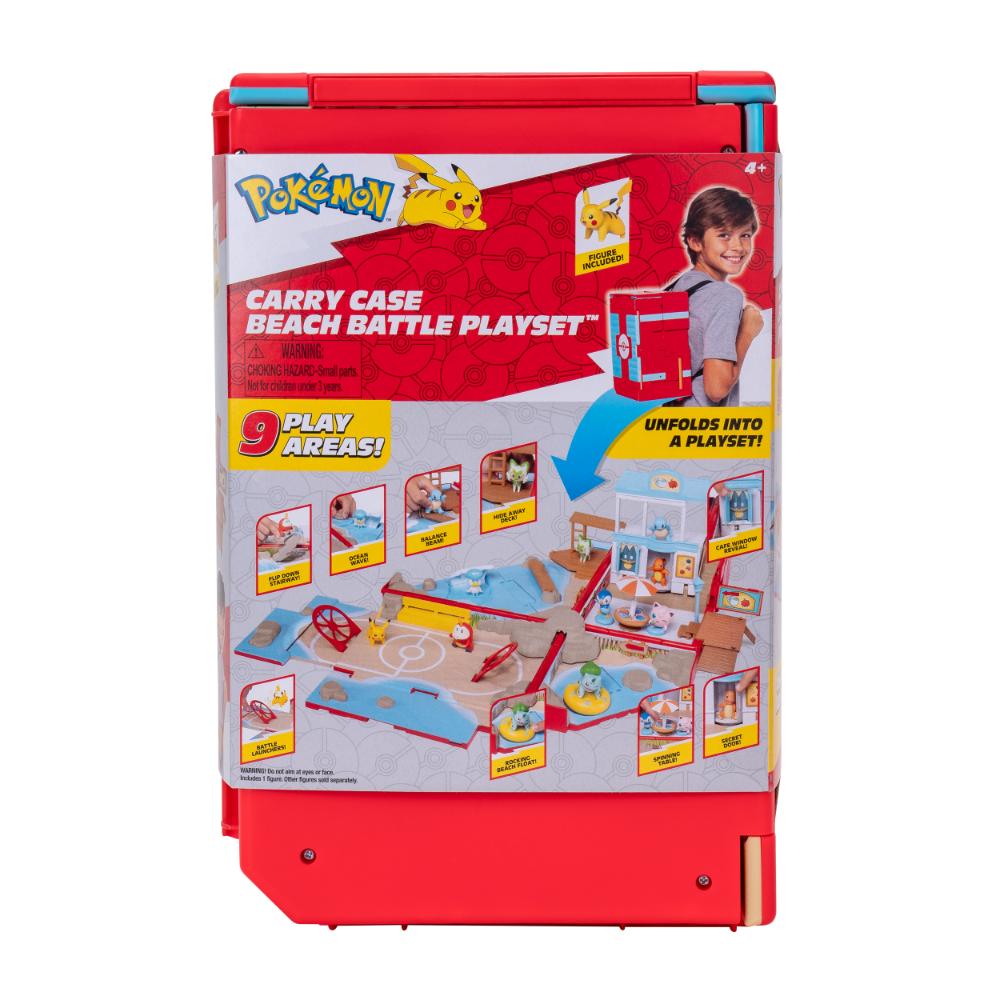 Pokemon Cary Case Beach Battle Playset