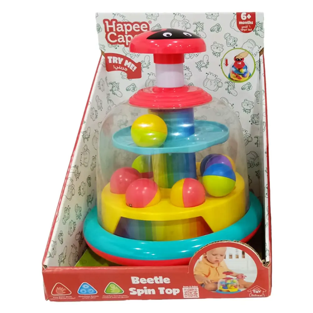 Hapee Capee Beetle Spin Top