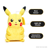 Pokemon RealFX Pikachu Interactive Puppet with Authentic Sounds & Lifelike Expressions Soft Plush Toy for Kids & Collectors