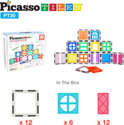 Picasso Magnetic Tiles Window and Door Clip-On Set 30-Pieces