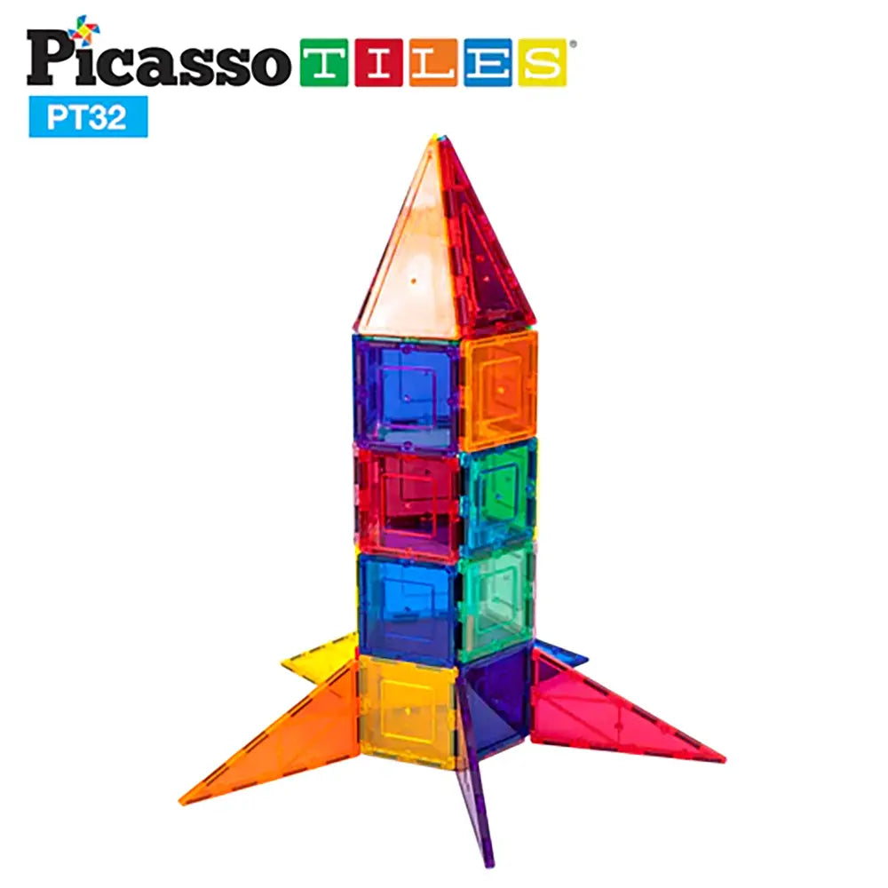 Picasso Magnetic Rocket Booster 32-Pieces