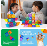 Picasso Magnetic Tiles Quarter Circle & Window Set 36-Pieces