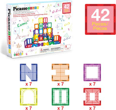 Picasso Magnetic Tiles Artistry Building Set 42-Pieces