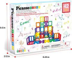 Picasso Magnetic Tiles Artistry Building Set 42-Pieces