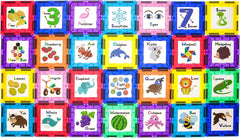 Picasso Magnetic Tiles Fundamental & Cognition Set 56-Pieces