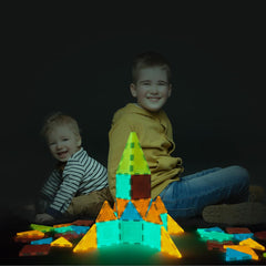 Picasso Magnetic Tiles 3D Glow 60-Pieces