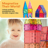 Picasso Magnetic Tiles Building Blocks 60-Pieces