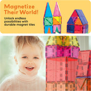 Picasso Magnetic Tiles Building Blocks 60-Pieces