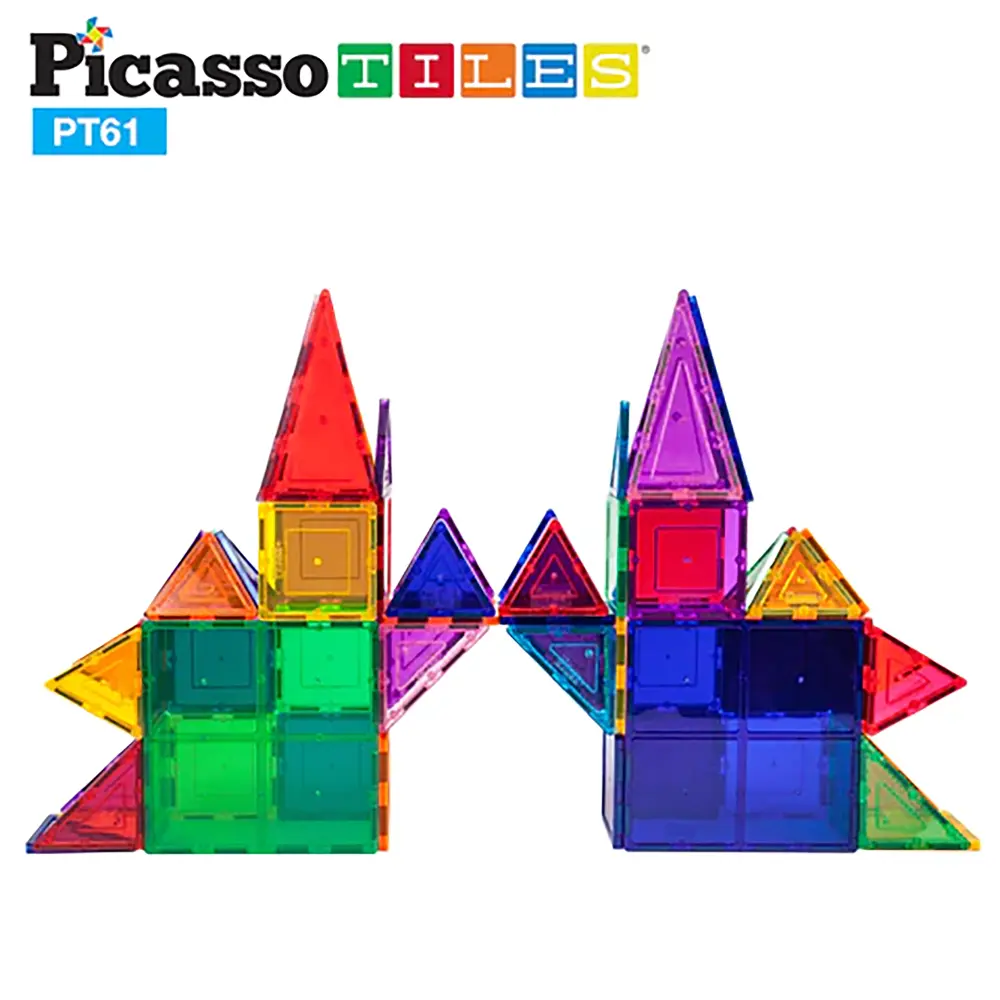 Picasso Magnetic 3D Blocks 61Pcs