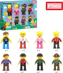 Picasso Magnetic Character Figures 8-Pieces