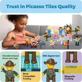 Picasso Magnetic Character Figures 16-Pieces
