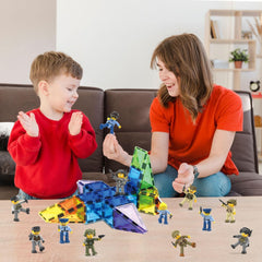 Picasso Magnetic Law Enforcer Character Figures 12-Pieces