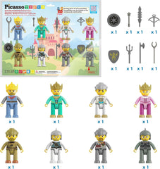 Picasso Magnetic Medieval Figures 8-Pieces