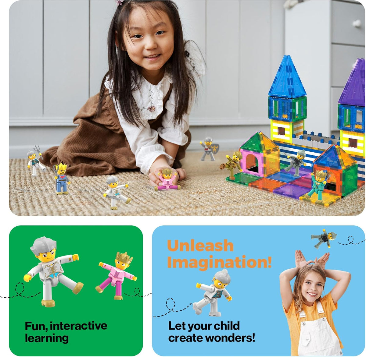 Picasso Magnetic Medieval Figures 8-Pieces