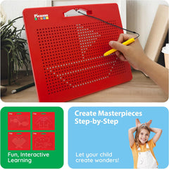 Picasso Magnetic Drawing Board Red