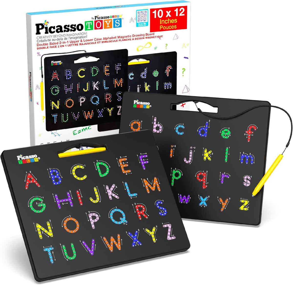 Picasso Magnetic Drawing Board Double Sided 2-In-1