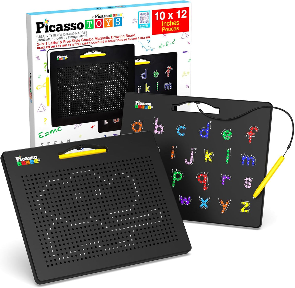 Picasso Magnetic Drawing Board Free Style  Combo 2-In-1