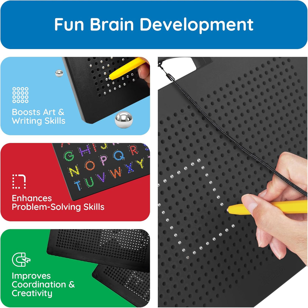 Picasso Magnetic Drawing Board Free Style Combo 2-In-1