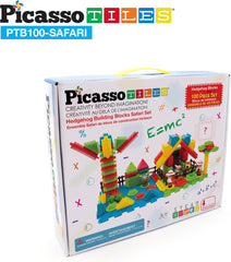 Picasso Magnetic Blocks Hedgehog Safari Set 100-Pieces