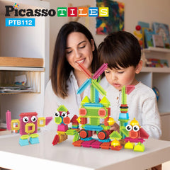 Picasso Magnetic Blocks Hedghog 112-Pieces