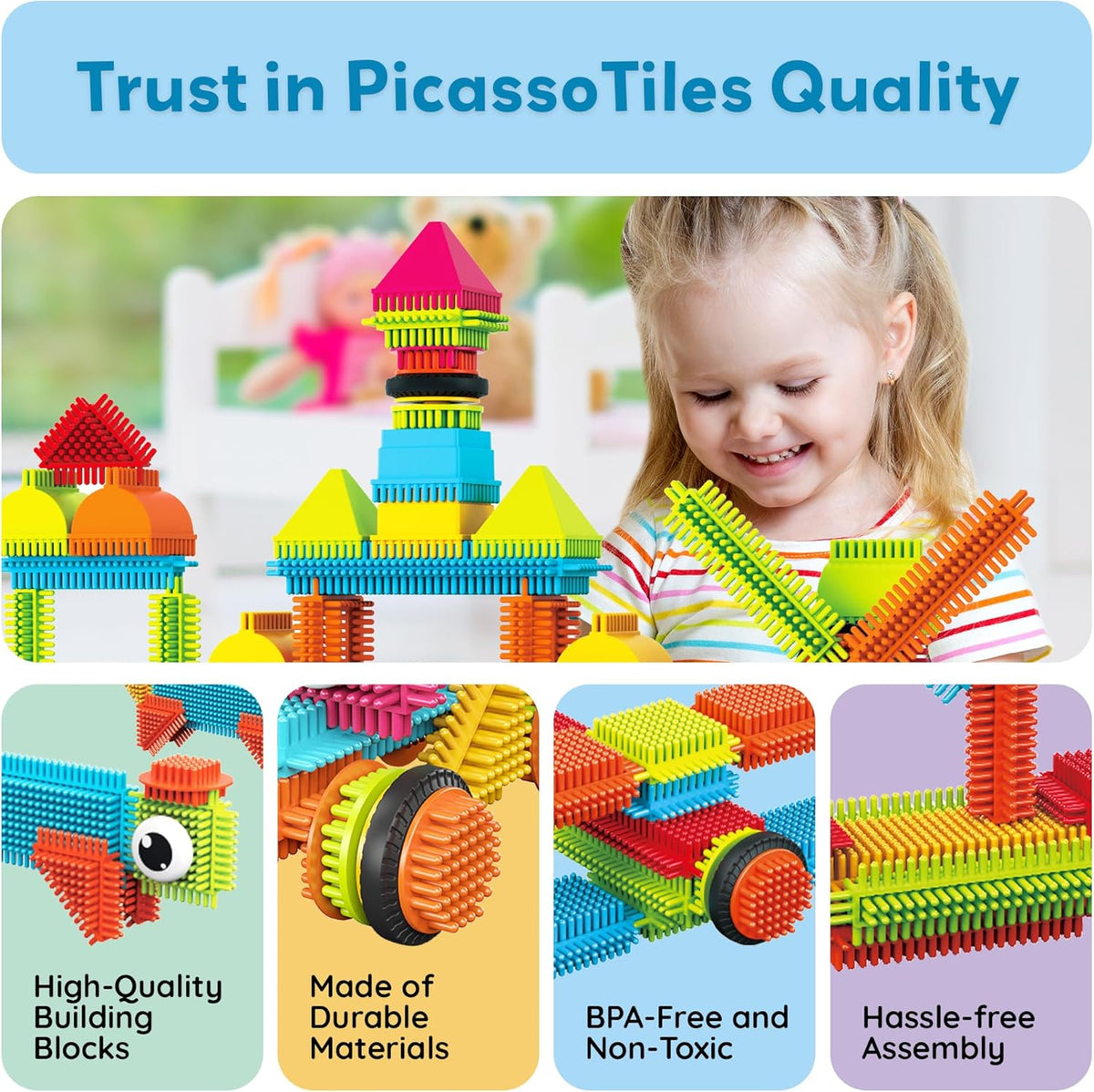 Picasso Magnetic Blocks Hedghog 240-Pieces