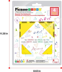 Picasso Magnetic Tiles Large Square Expansion 4-Pieces