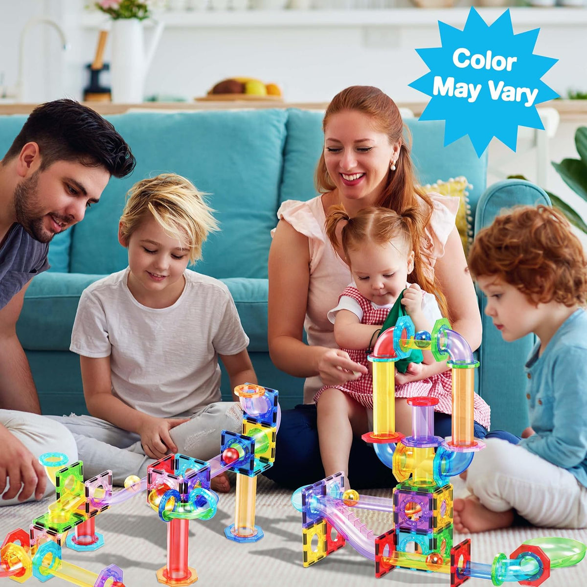 Picasso Magnetic Marble Run Expansion Pack 15-Pieces